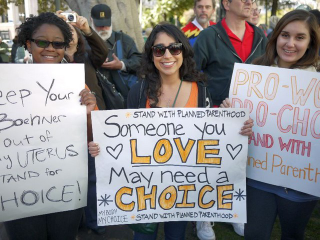 Illustration for article titled Pro Choice Walk Brings Out Voices For Women's Rights, Hilarious Signs